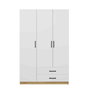Hanah Home Armario Yaman 1600-209 Nogal y Blanco